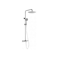 Душевая стойка Bravat Waterfall SS F639114C-A5-RUS хром