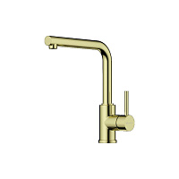 Смеситель Omoikiri Nakagawa-LG 4994480 для кухонной мойки, светлое золото