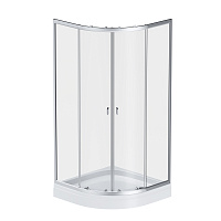 Душевой уголок AM.PM X-Joy W88G-205-090MT6490x90 профиль матовый хром, стекло прозрачное