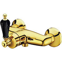 Смеситель Boheme Vogue 214-BSW для душа, золото/черный Swarovski