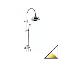 Душевая стойка Emmevi C02594EBO белый/золото
