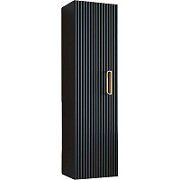 Шкаф-пенал Armadi Art Linea 845-BG без ножек, черный/золото