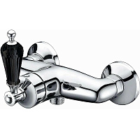 Смеситель Boheme Vogue 224-BSW для душа, хром/черный Swarovski