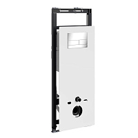 Система инсталляции WasserKRAFT Salm 27TLT.010.ME.WH.CH04 для унитаза, хром