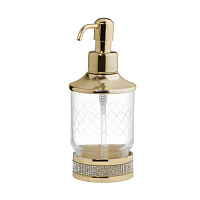 Дозатор для жидкого мыла Boheme Royal Crystal 10929-G золото