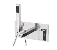 Смеситель Remer Q-Design QD04 для ванны с душем, хром