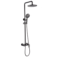 Душевая стойка Boheme Spectre 458-Gm для ванны, оружейная сталь