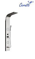Душевая панель Ceruttispa Twin CT9987 серебро