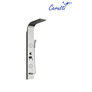 Душевая панель Ceruttispa Twin CT9987 серебро