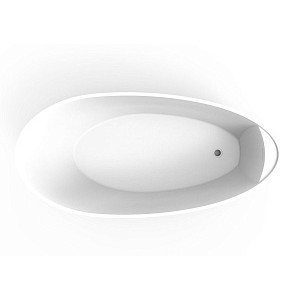 Ванна из искусственного камня Timo Mari MARI1700 170x80 Solid surface, белый матовый