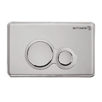 Кнопка смыва Bettoserb Duo 40006463 хром матовый/хром
