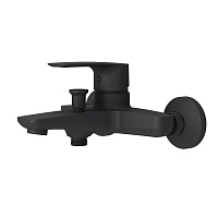 Смеситель AM.PM Gem F90A10022 для ванны с душем, черный TOTAL BLACK