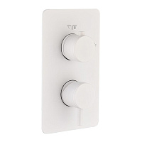 Смеситель Boheme Cell 135-3-MW для душа, белый матовый