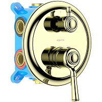 Смеситель Aquatek Классик AQ1547PG для ванны, полированное золото