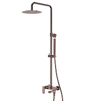 Душевая стойка WasserKRAFT Asphe A17301 золото розовое