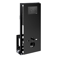 Система инсталляции WasserKRAFT Glan 66TLT.010.ME.BL.MB01 для унитаза, черный матовый