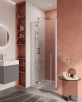 Душевая дверь в нишу Cezares Liner LINER-B-12-100-C-Cr-L 100 прозрачное, хром