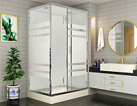 Душевая кабина Esbano ESKE108CKR 100x80 хром глянцевый