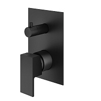Смеситель Plumberia Selection Tag TG1901NO для душа, на 2-3 выхода(внешняя часть), черный матовый