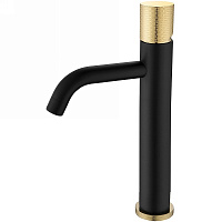 Смеситель Boheme Stick 122-BG.2 для раковины, ручка Touch, черный/золото
