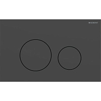 Кнопка смыва Geberit Sigma 115.628.14.1 для унитаза, черный матовый