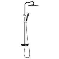 Душевая стойка Boheme Venturo 378 черный/хром