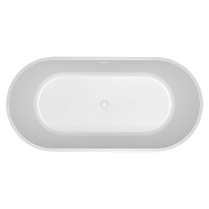 Ванна из искусственного камня Timo Elissa ELISSA1500 150x75 Solid surface, белый матовый