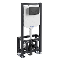 Система инсталляции WasserKRAFT Dill 61TLT.010.ME.MB01 для унитаза, черный матовый