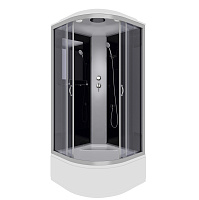 Душевая кабина Niagara Classic NG-2507-14 80x80x215 стекло тонированное/профиль серебро