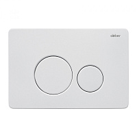 Кнопка смыва ABBER AC0121MW белый матовый