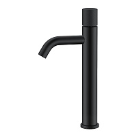 Смеситель Boheme Stick 122-BB.4 для раковины, ручка Spirale, черный матовый