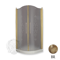 Душевой уголок Migliore Diadema 22680 R90xH195 см, стекло матовое