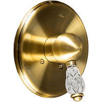 Смеситель Boheme Crystal 305-CRST для душа, бронза