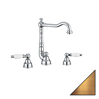 Смеситель Emmevi Deco Ceramic 121643BR для раковины, бронза