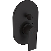 Смеситель Hansgrohe Vernis Shape 71458670 для ванны с душем, черный матовый