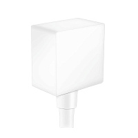 Шланговое подключение Hansgrohe Fixfit Square 26455700 белый матовый