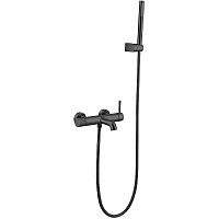 Смеситель Boheme Uno 463-SGM для ванны, оружейная сталь глянцевая