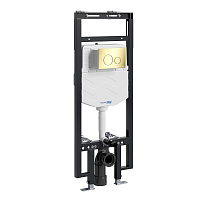 Система инсталляции WasserKRAFT Dinkel 58TLT.010.ME.PG02 для унитаза, золото