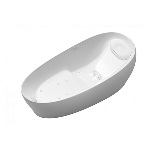 Ванна композитная TOTO Neorest PJYD2200PWEE 220x105 с гидро- и аэромассажем, белый