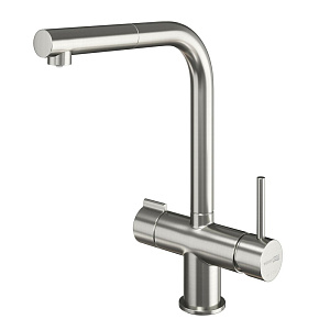 Смеситель WasserKRAFT A8927 для кухонной мойки, никель