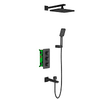 Душевой комплект Timo Petruma SX-5149/03SM черный