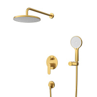 Душевой комплект Cezares Stylus STYLUS-DSET-BORO золото брашированное