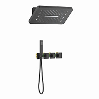 Душевой комплект Timo Petruma SX-5249/03SM черный матовый