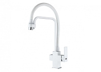 Смеситель Zorg Sanitary ZR 341-8 YF WHITE для кухонной мойки/для фильтра, белый