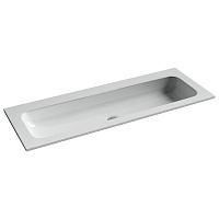 Раковина накладная Ceramicanova Grace CN7016wx 121x45.7x13.7 без отв. под смес., белый