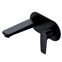 Смеситель AM.PM Gem F90A72222 для раковины, черный TOTAL BLACK