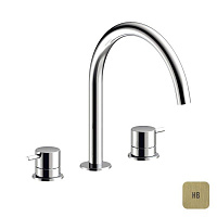 Смеситель Almar Mixers E214004.HB для раковины, латунь шлифованная
