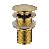 Донный клапан Boheme 612-MG для раковины, золото матовое