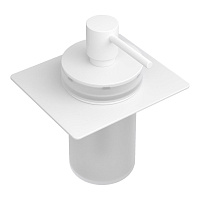 Дозатор для жидкого мыла Boheme Space 10966-W-DISP для полки, белый
