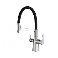 Смеситель Zorg Steel Hammer SH 818-6 CR для кухонной мойки, хром